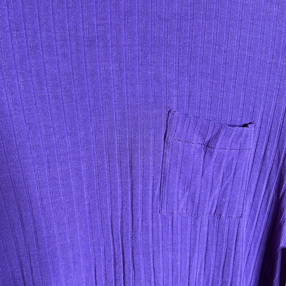 LuLaRoe Carly Purple Ribbed Hi Low Dress Size XXS - Picture 2 of 6